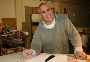 James Ormsby in studio